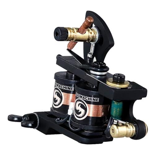 TTOOGO Coils Tattoo Machine for Beginners,Beginner-Friendly Coils Tattoo Machine: Master The Art of Tattooing with Precision And Ease,Black