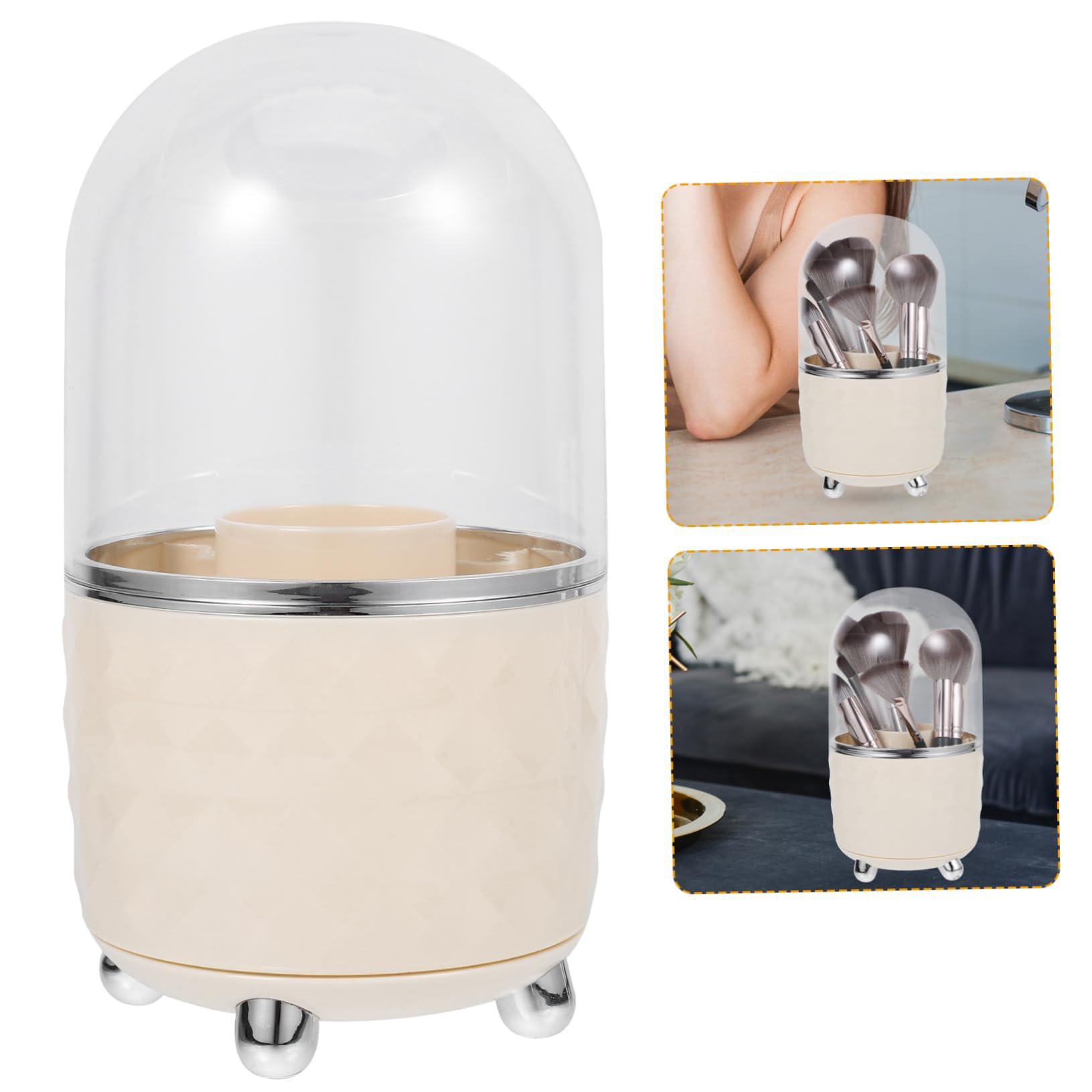 CAXUSD CAXUSD 360 Covered Makeup Brush Cup with Lid Makeup Organizer with Lid The Pet Makeup Organizer Brush Makeup Organizer