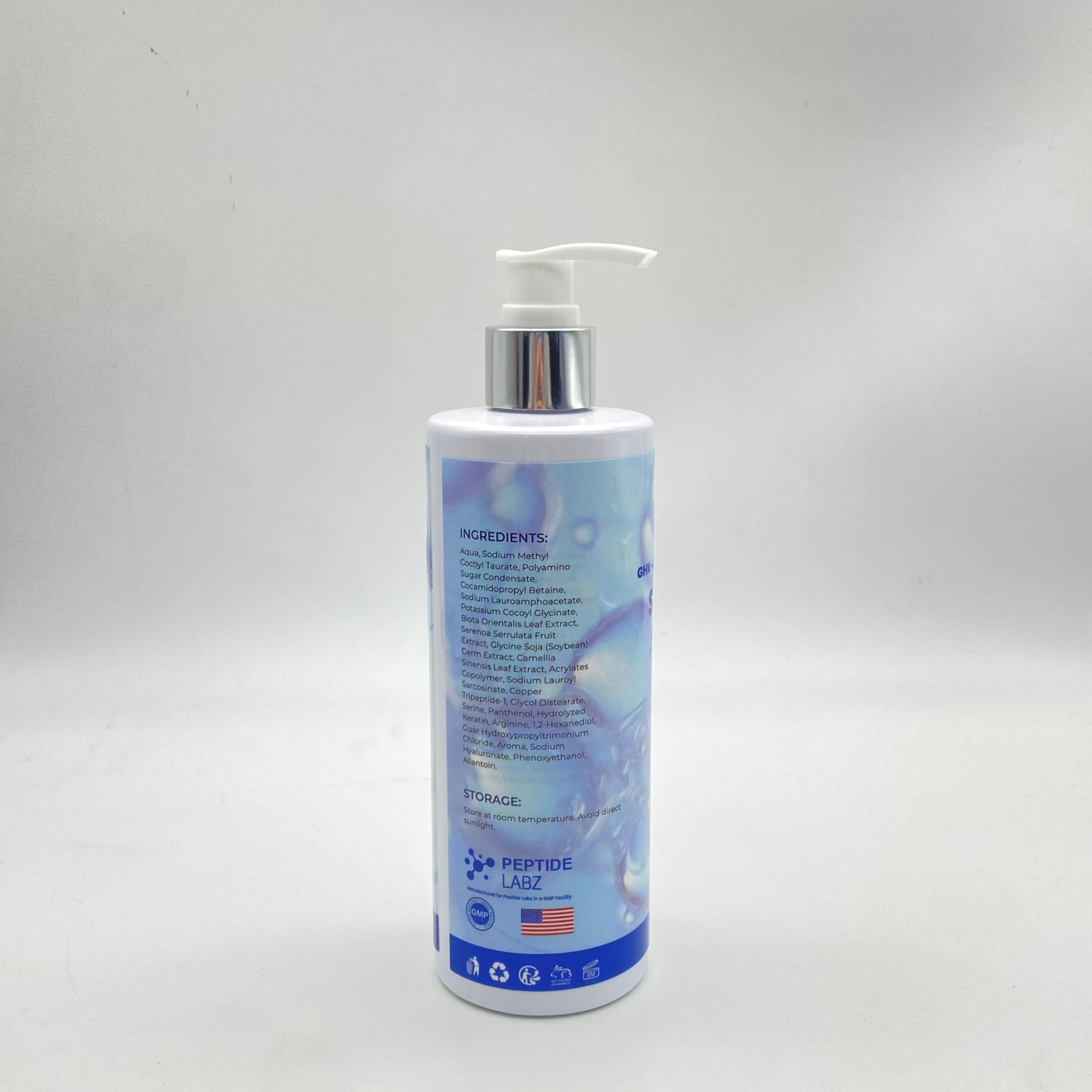 PeptideLabz Copper Peptide Shampoo - Anti Hair Loss Shampoo - Promotes New Hair Growth