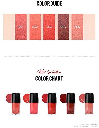 KORE BEAUTY USA Lip Tattoo Stain for Long Lasting Wear in Peach Hohenzollern M05