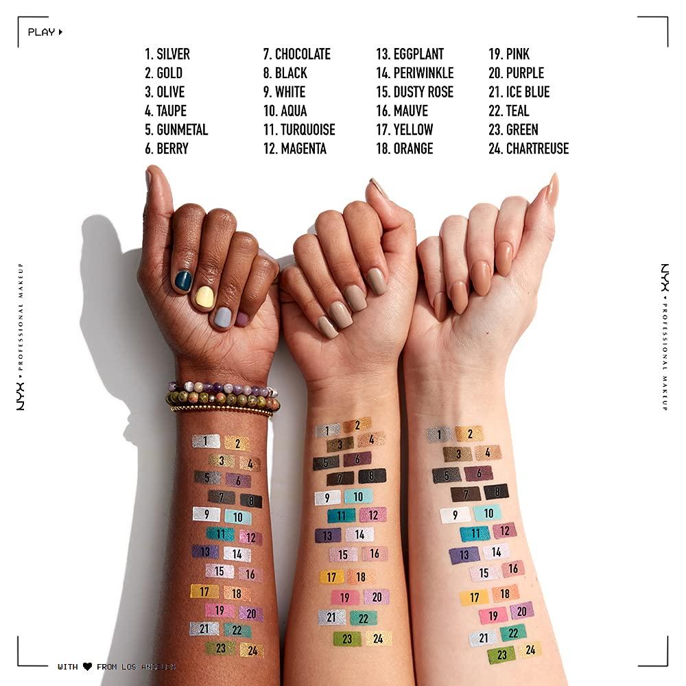 NYX PROFESSIONAL MAKEUP NYX PROFESSIONAL MAKEUP Epic Wear Liner Stick, Long-Lasting Eyeliner Pencil - Pack of 3 (Turquoise Storm, All Time Olive, Pink Spirit)