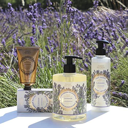 Panier des Sens Panier des Sens - Lavender Body Lotion for Dry Skin - Hydrating Body Cream for Women - Nourishing Fluid Body Moisturizer with Shea Butter & Olive Oil - 97% Natural Ingredients Body Care - 8.45 Floz