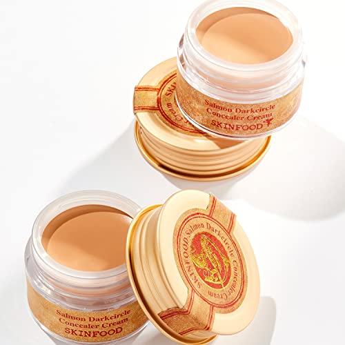 SKIN FOOD since 1957 SKINFOOD Salmon Dark Circle Concealer Cream #2 - Concealer for Dark Circles - Under Eye Concealer for Dark Spots and Wrinkles - Full Coverage Under Eye Concealer - 0.35 Oz/10 g (Salmon Beige)