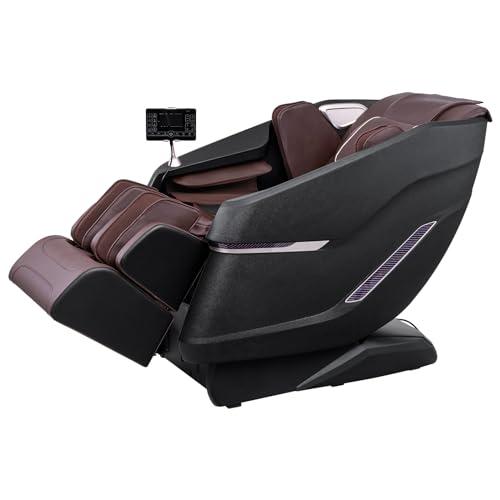VEVOR VEVOR Massage Chair with Flexible SL-Track, Full Body Zero Gravity Recliner, 10-18 Auto Modes, 3D Shiatsu, Heating, Bluetooth Speaker, Airbag, Foot Roller, and Touch Screen
