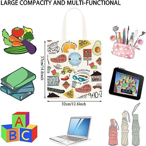 WCGXKO WCGXKO Funny Vine Humour Quote Vine Meme Lover Canvas Tote Bag (meme)