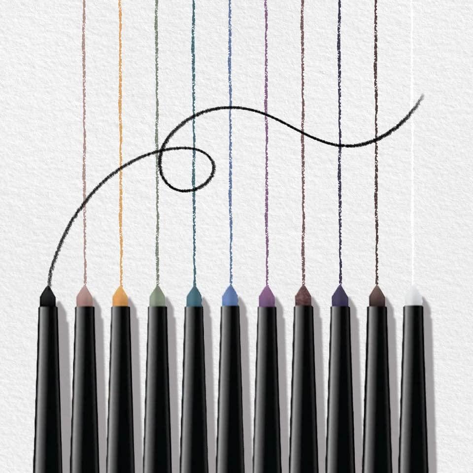 Sistar Sistar Ultimate Define Gel Eyeliner Pen Long Lasting Smudge Free Smooth Application Waterproof Liner (Midnight Blue)