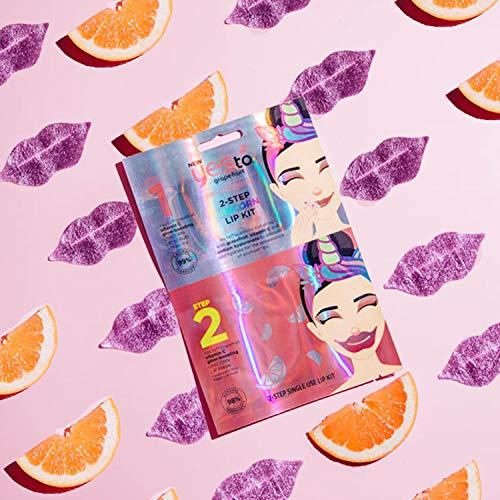 Yes To Yes To Grapefruit NEW Vitamin C Glow-Boosting 2-Step Unicorn Lip Kit