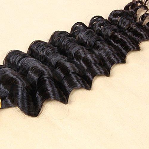 RemeeHi Remeehi 100s Pre-Bonded Nail U Tip Keratin Glue Natural Hair Extensions 1g/s Deep Wavy Human Hair Nail Tip Extension(22" 10#)