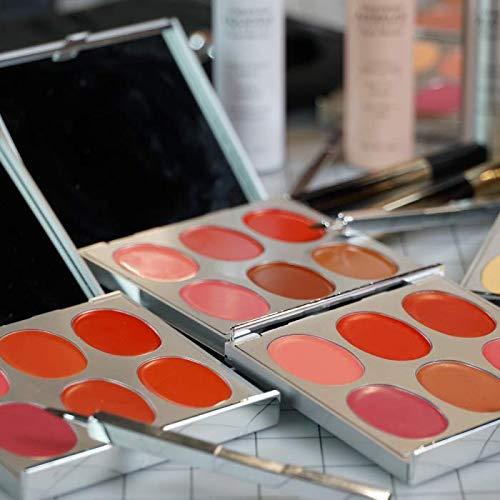 Jerome Alexander Jerome Alexander New Again Lipstick Palette & Retractable Brush, 6 Hot-Poured, Buildable & Blendable Smooth Matte Shades (Nude)