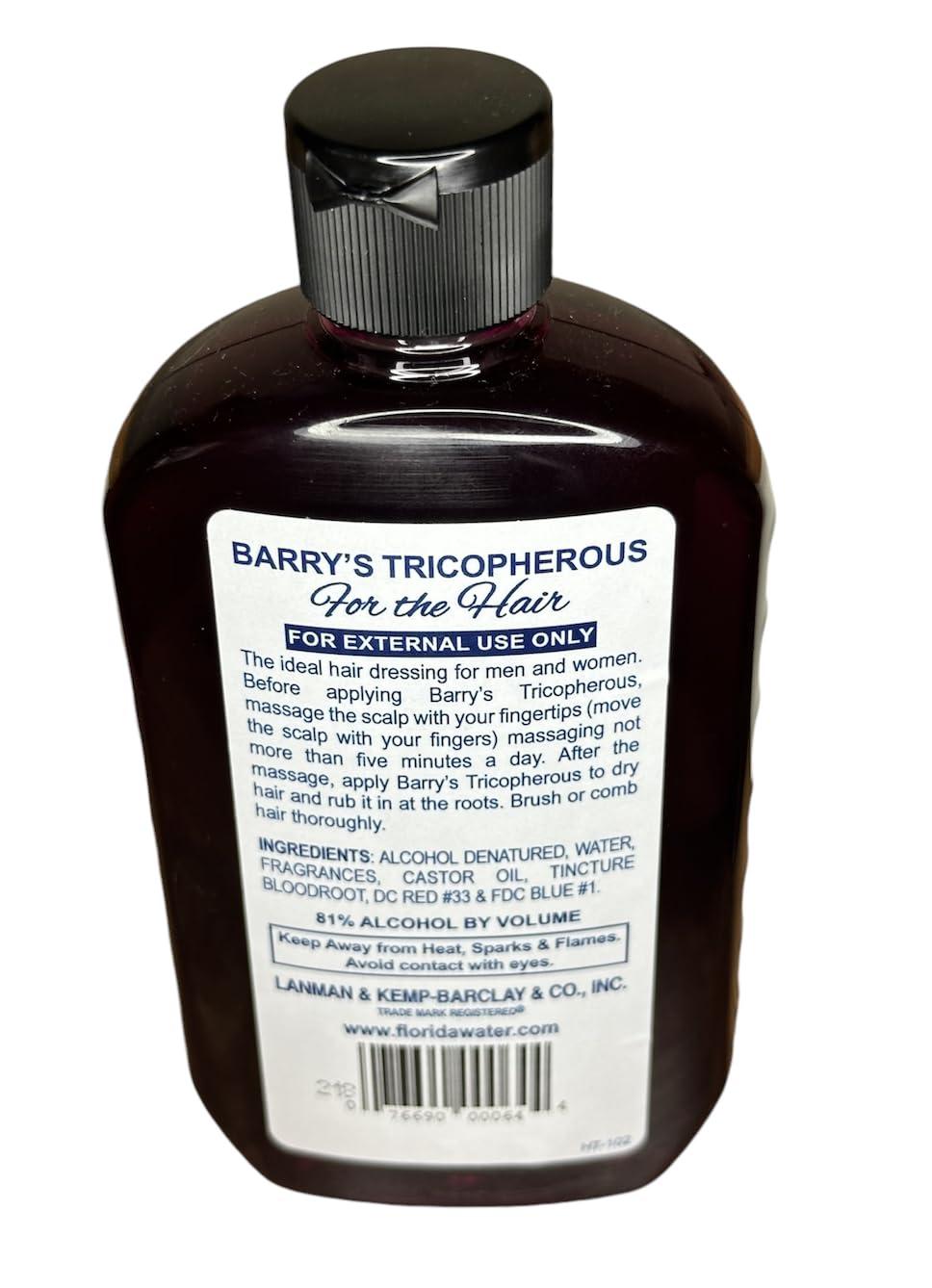 Tricopherous LK Barry\'s Tricopherous liquid regular for Hair (black) 8oz \"Pack of 2\"