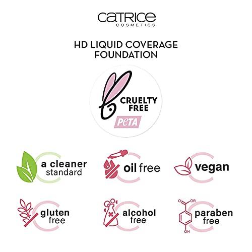 Catrice Catrice | HD Liquid Coverage Foundation | High & Natural Coverage | Vegan & Cruelty Free (010 | Light Beige)