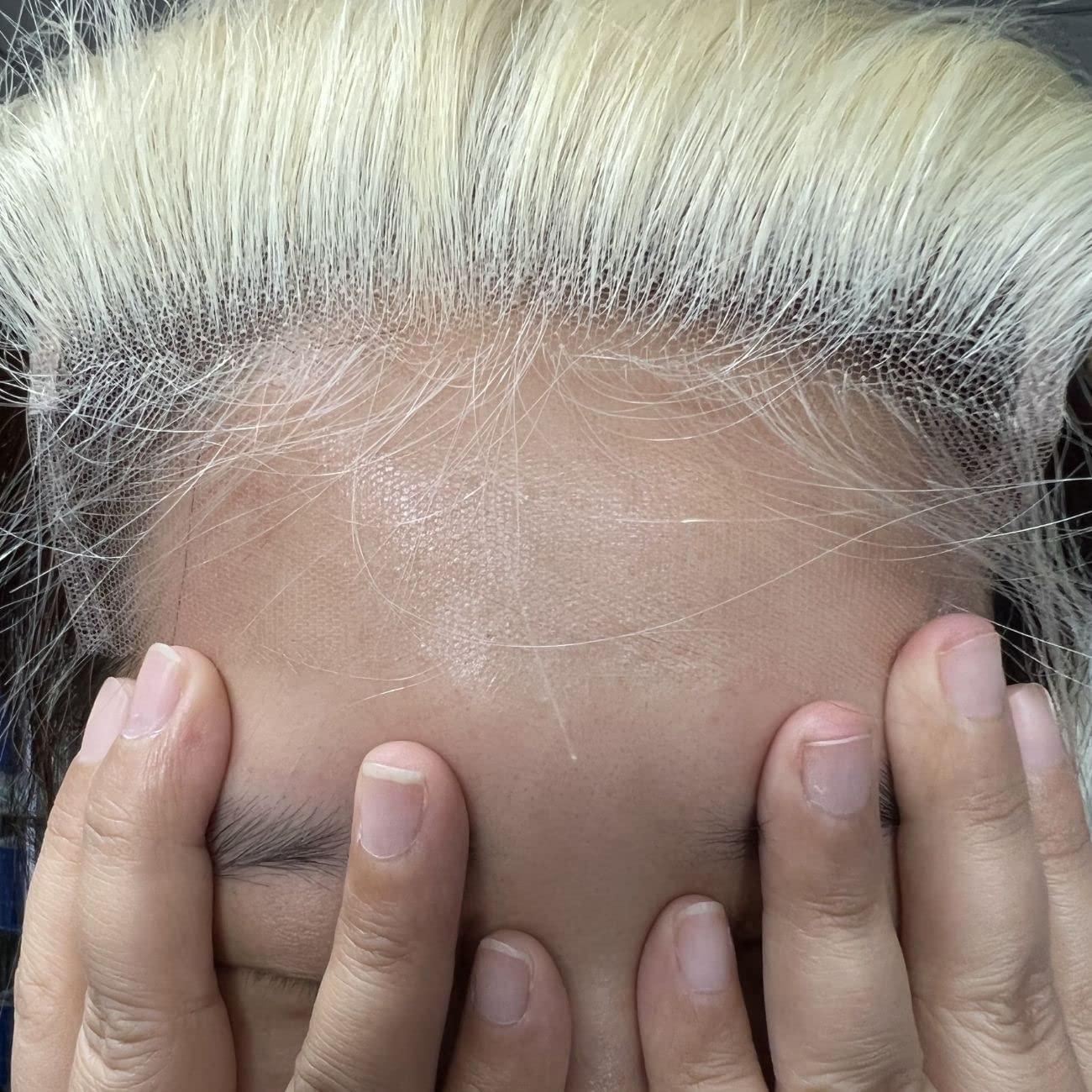 BEEOS BEEOS 6x6 HD Lace Closure Only, 613 Blonde 0.10mm Ultra-thin Invisible Swiss Lace Pre Plucked Straight Human Hair Closure 20 Inch