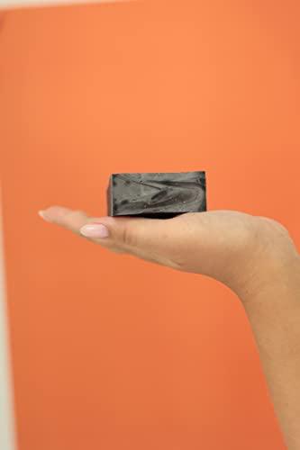Generic NOA PURE - Natural Carbon Bar Soap - Handmade Vegan Soap with Premium Essential Oils for Face, Hand & Body - Moisturizing Cold Pressed Soap with All Natural Ingredients to Deeply Cleanse and Purify