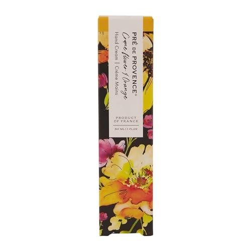 Pre de Provence Pre de Provence Le Jardin Collection Hand Cream Enriched with Shea Butter, Aloe and Seed Oils, Moisturize & Nourish Hands, Gift or Travel Size, 30 ml, Crane Flower & Orange