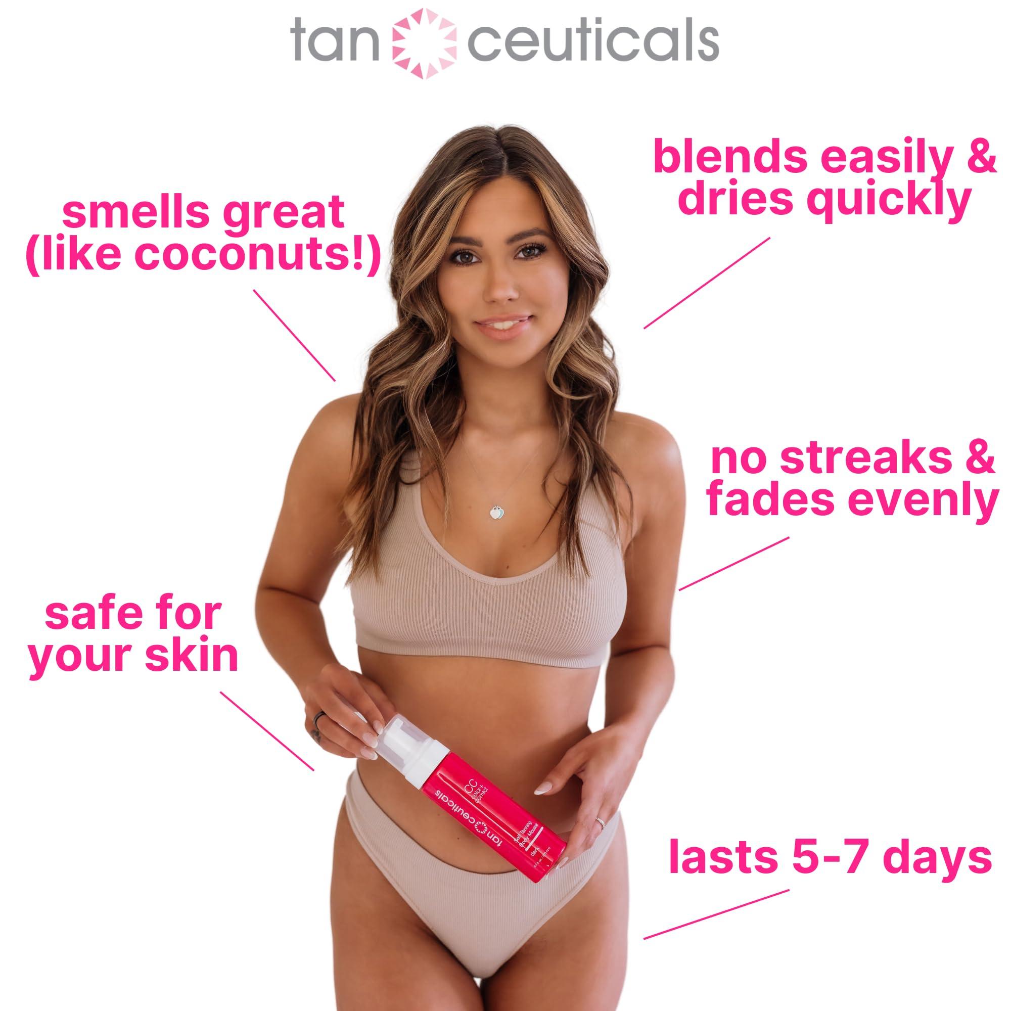 Tanceuticals Tanceuticals Mousse Self Tanning Kit, Dark Shade