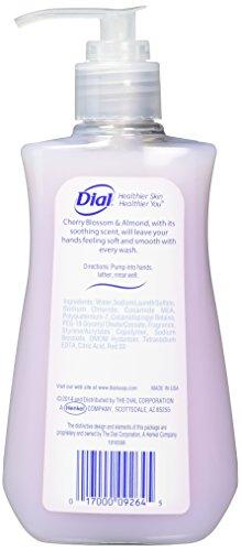 Dial Dial Cherry Blossom & Almond Hand Soap with Moisturizer, 7.5 Fl Oz (Pack of 6)