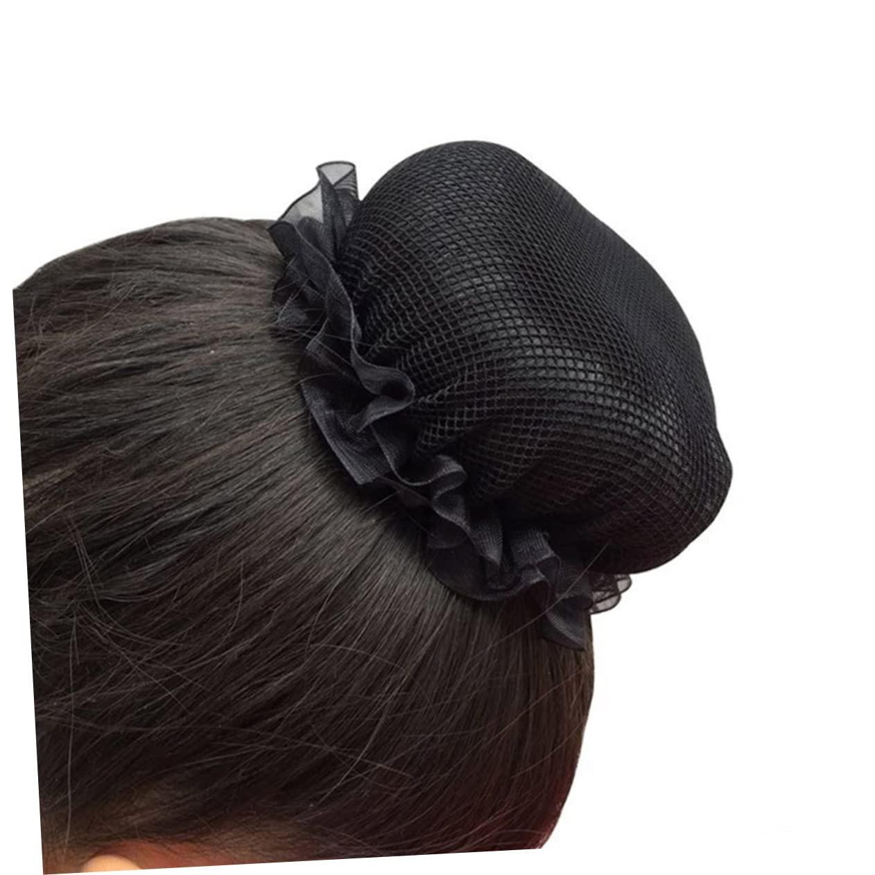 HAKIDZEL HAKIDZEL 20pcs Hair Net Set Kids Ponytail Ring Holder Elastic Mesh Bun Invisible Hair Net Long Hair Cap Hair Bun Holder Invisible Hairnet Bun Net Bun Cover Purse Seine Child Elasticity Lace