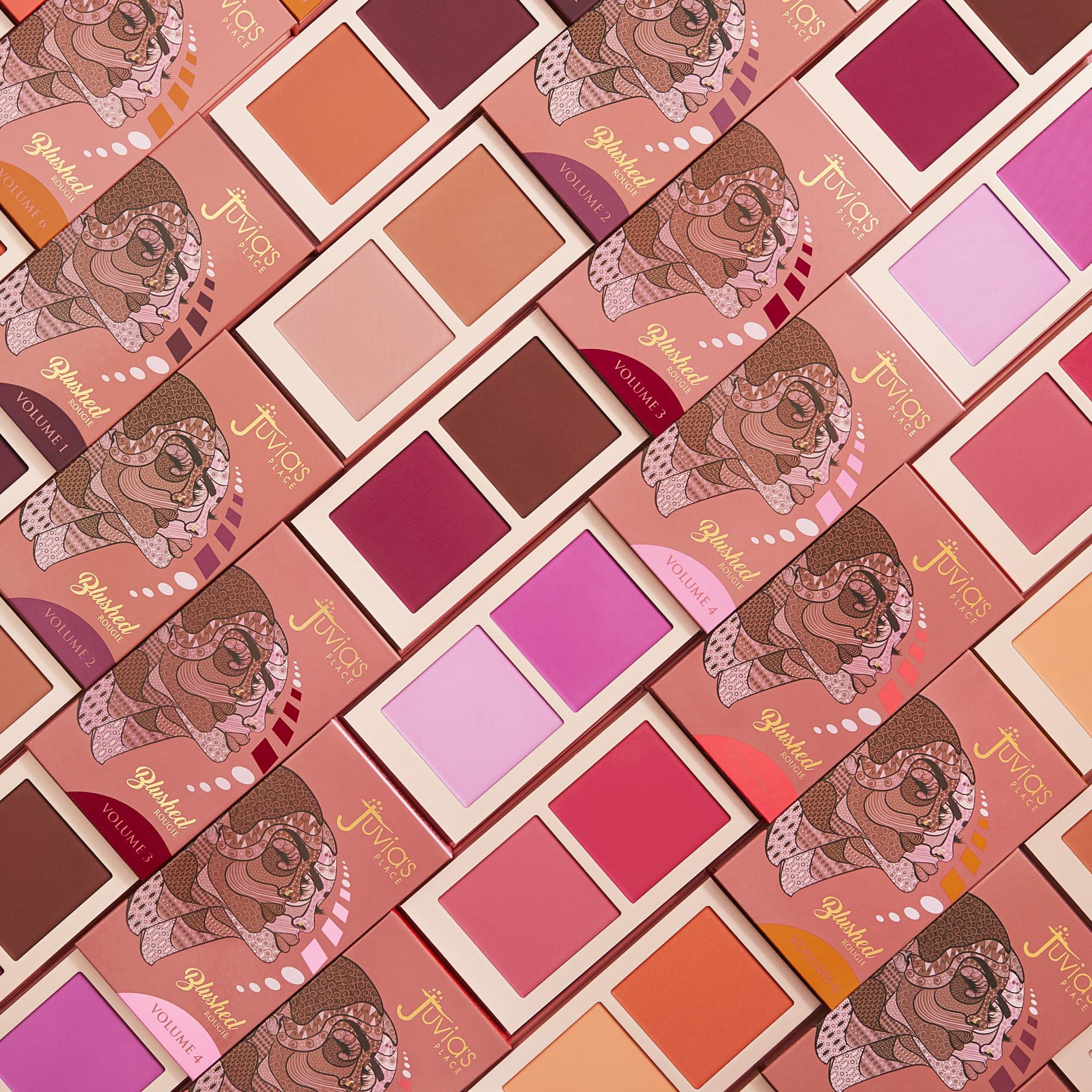 Juvia\'s Place Juvia\'s Place Blushed Duo Blush Volume6 - Radiant Shimmer Makeup Two Tone Pigmented Buildable Pressed Mineral Powder - Rosy Natural Cheeks Face Glow Highlight Matte Fresh Finish for All Skin Color