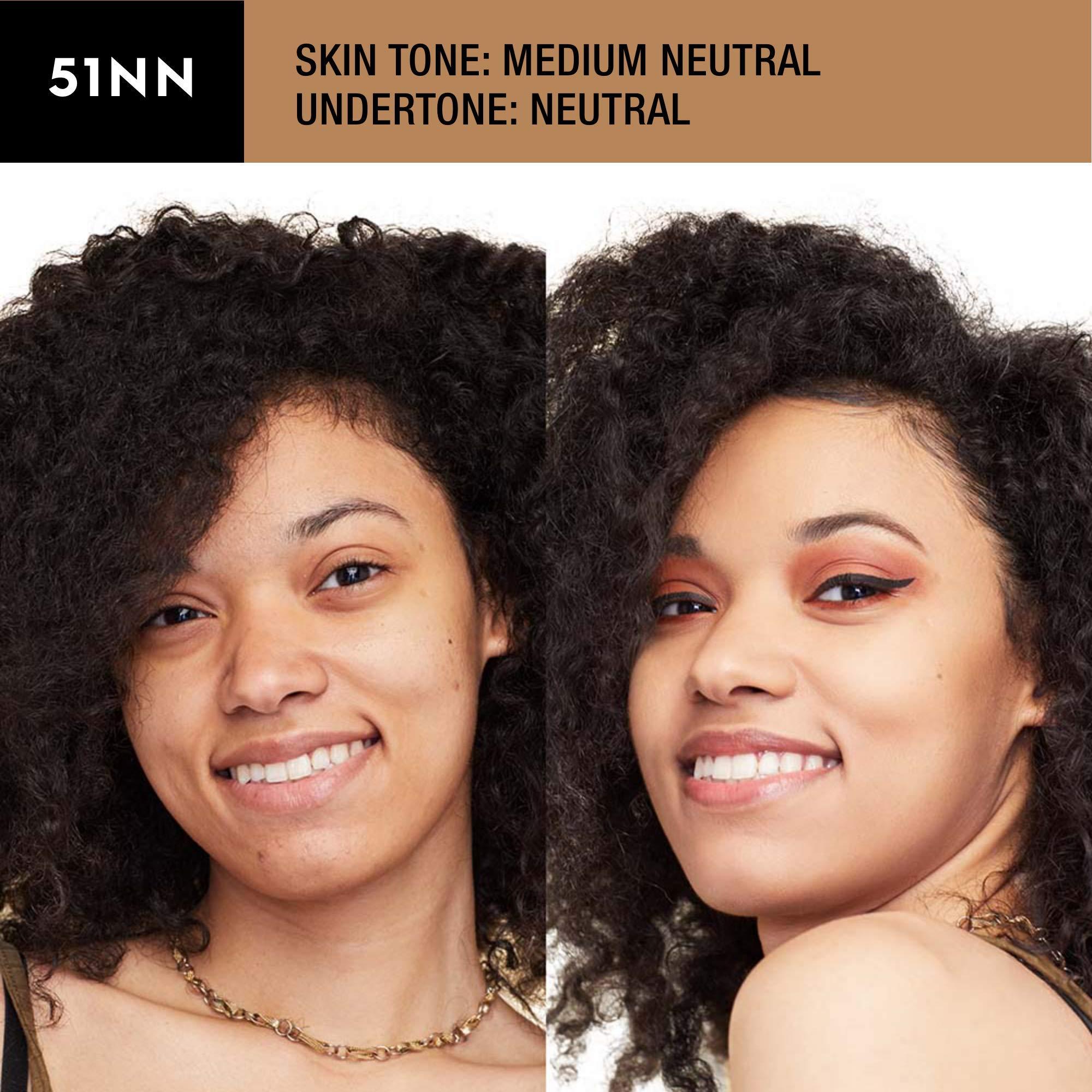 URBAN DECAY Urban Decay Stay Naked Weightless Liquid Foundation (51NN - Medium Neutral - Neutral Undertone), Waterproof Face Makeup, Buildable Medium Coverage with No Caking, Real-Skin Matte Finish - 1 fl oz