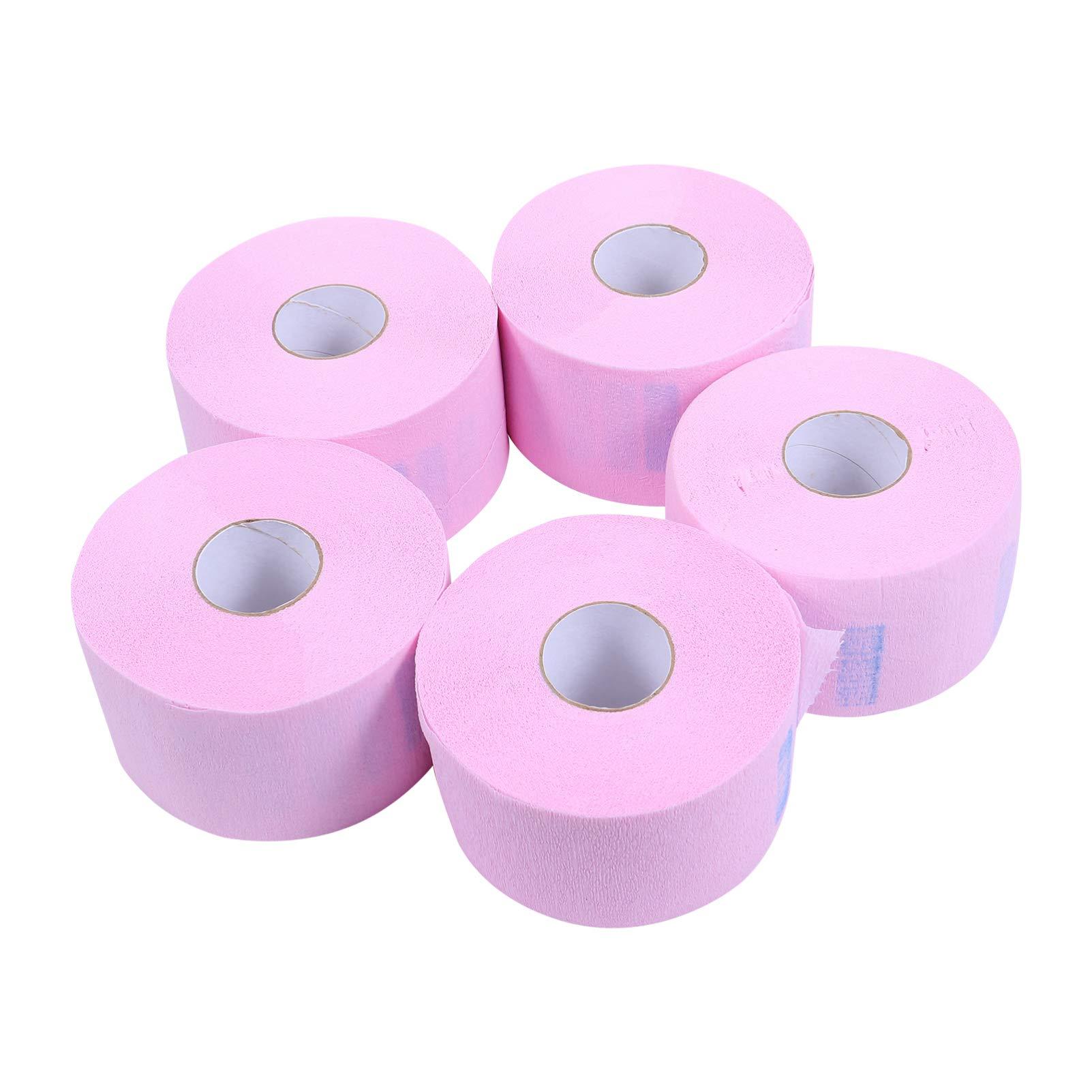 Beaupretty 5 Rolls Haircut Neck Wrap Neck Protection Papers Collar Paper for Hair Cutting Neck Paper Barber Hairdressing Tools Neck Covering Paper Neck Strip Salon Supplies