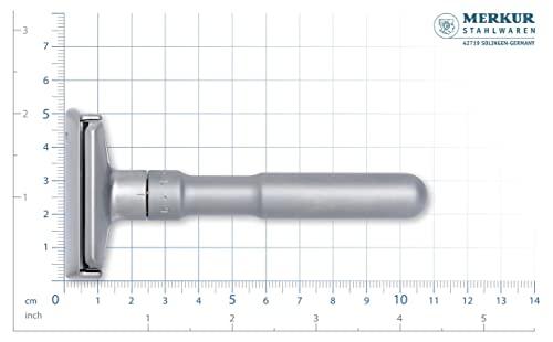MERKUR Merkur Razor Adjustable Futur Brushed Chrome Safety Razor, MK-700002 , 1 Count (Pack of 1)