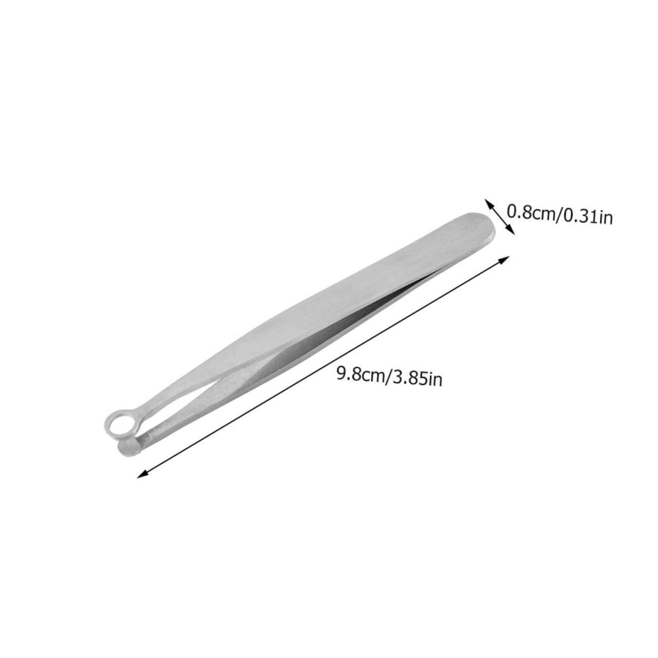 Hemoton Hemoton 4 Pcs Nose Hair Scissors Nasal Hair Clip Remover Stainless Steel Tweezer Nose Hair Trimmer Nose Hair Clip Nose Hair Tweezer Nasal Hair Cutter Beard Trimmer Tool Leg Hair Trimmer