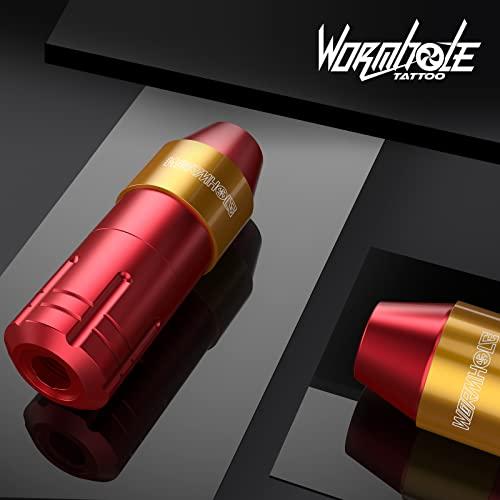 Wormhole Tattoo Wormhole Tattoo Gun Tattoo Machine for Beginners Rotary Tattoo Machine Pen Red