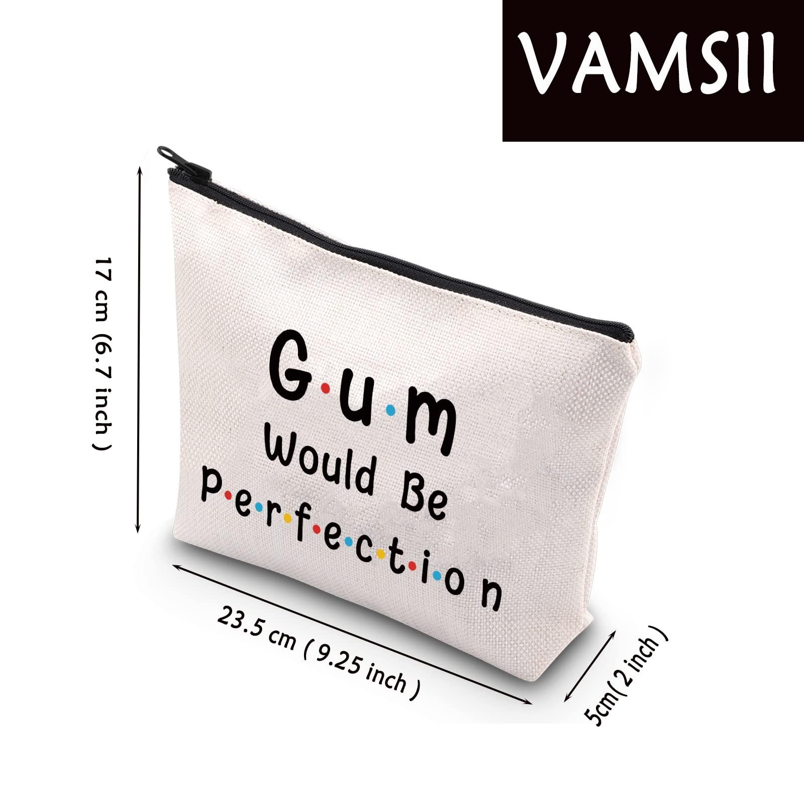 VAMSII VAMSII Modern TV Series Gift Gum Would Be Perfection Friend Merch Friend Gift Themed TV Show Makeup BagGum Would Be Perfection