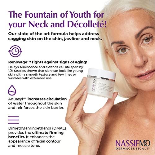 NASSIF MD NassifMD Deco-Lift Neck Firming Cream and Tightening Complex Serum, Neck Tightening Cream for Neck Firming, Neck Wrinkle Cream for Saggy Neck, Neck Firming Cream Tightening Sagging Skin