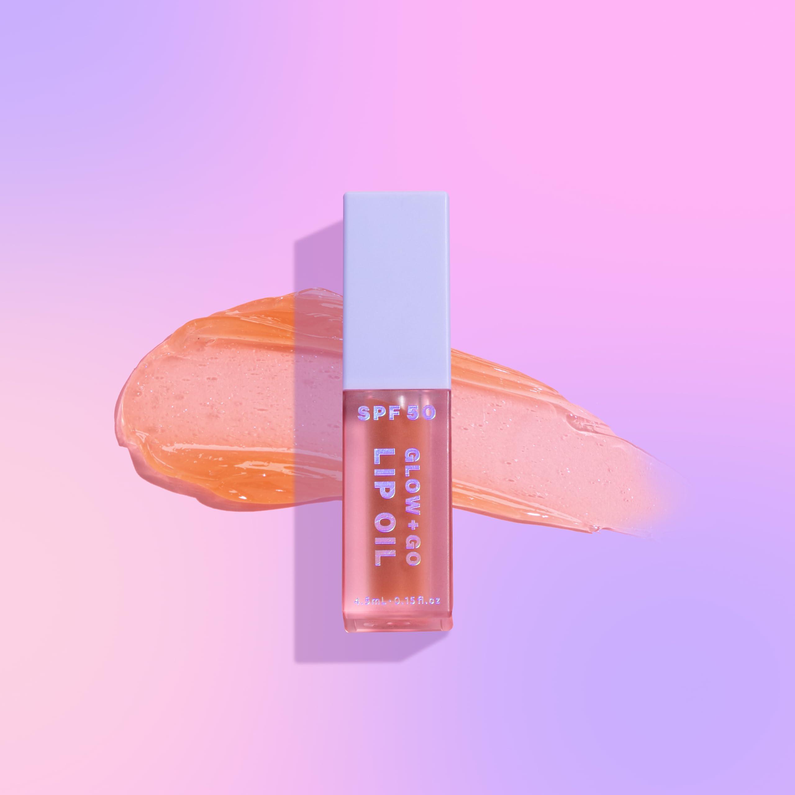 Naked Sundays Naked Sundays SPF 50 Glow & Go Lip Oil - SPF Lip Oil, Moisturizes and Protects Lips, 4.5ml in Salted Caramel