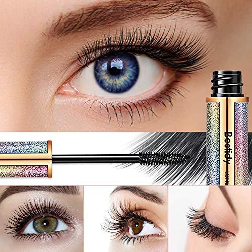 Bestidy Bestidy 4D Silk Fiber Lash Mascara,Natural Waterproof Smudge-proof Mascara,Thickening Lengthening Mascara No Clumping, No Smudging Lasting All Day