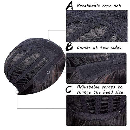 Sallcks Sallcks Mens Long Blonde Wig Long Straight Wig for Men Middle Part Synthetic Heat Resistant Hair Wigs for Daily Party Costume Halloween