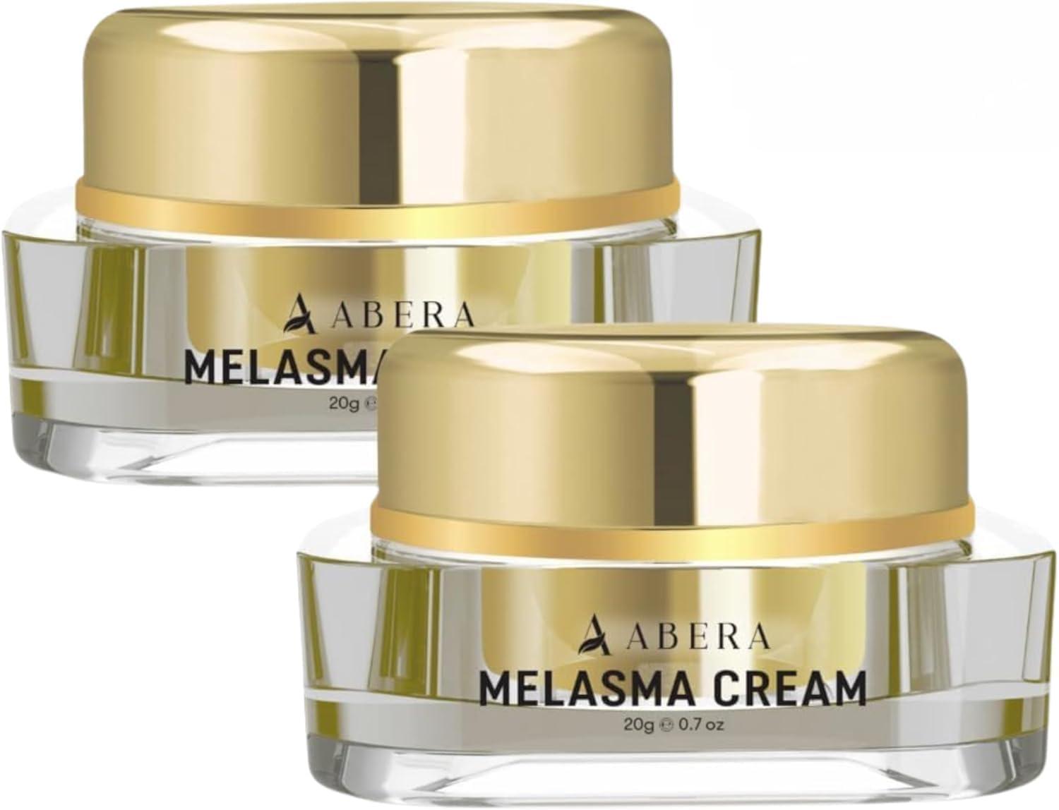 ABERA Abera Dark Spot Remover for Face: Dark Spot Corrector for Age Spot Sun Spot Freckles Melasma Brown Spot - Faded Spot Correcting Cream for Face Hands (2 Boxes)