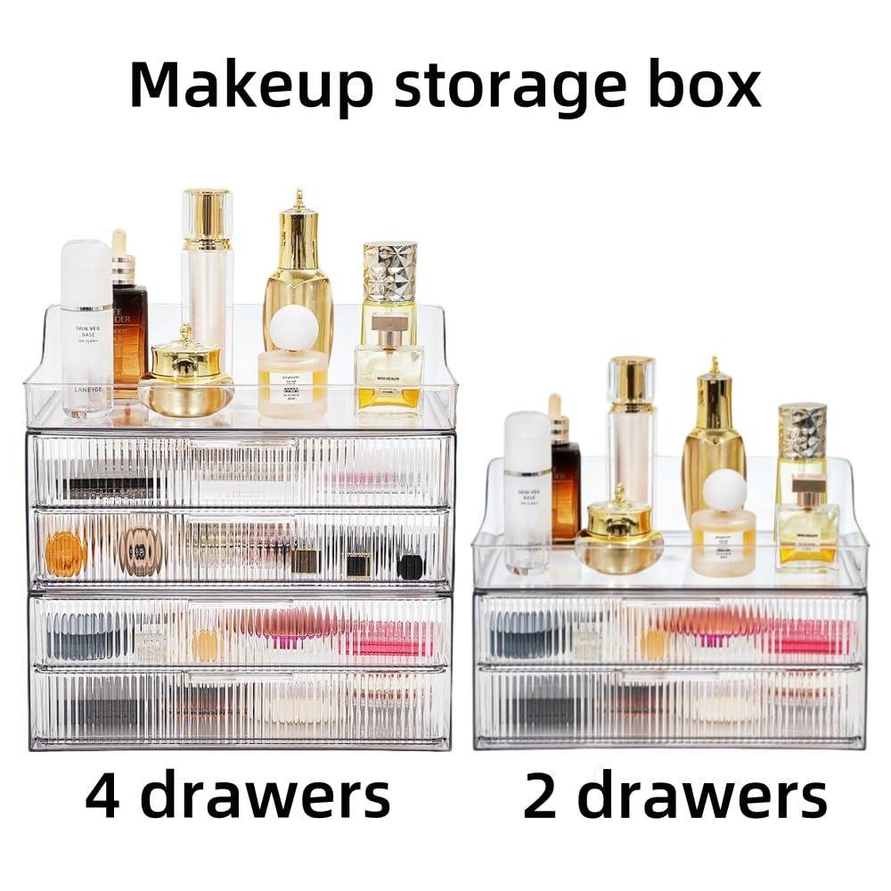 PLINJOY PLINJOY Makeup Organizer Countertop Large Cosmetic Display Cases Cosmetic Organizer Skin care Organizer