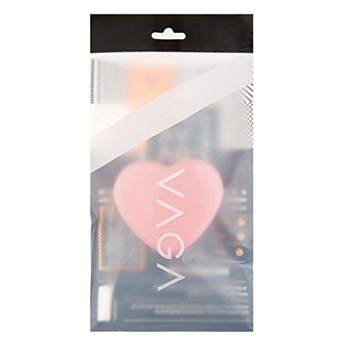 VAGA Silicone Gel Makeup Washing Brush Cleaner, Pink Color Heart Shaped Make Up Brush Cleaner Pad Is A Must Have Addition To Your Make Up Set. Cleaning brush extends the time you can use it.