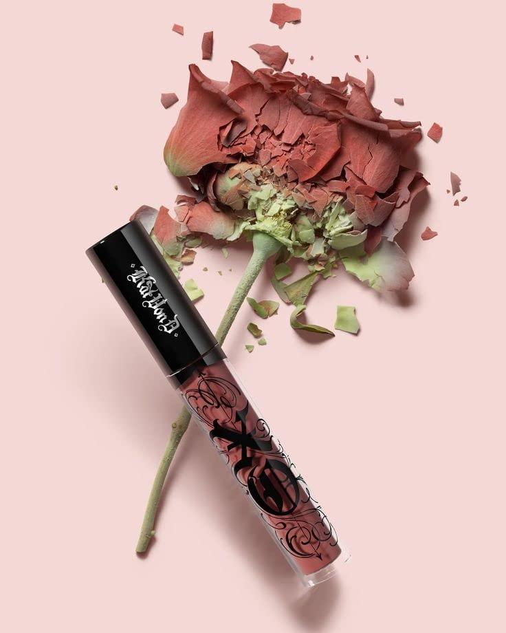 Kat Von D Kat Von D Lolita Mini Lipstick Set Includes Everlasting Liquid Lipstick and XO Vinyl Lip Cream in Lolita