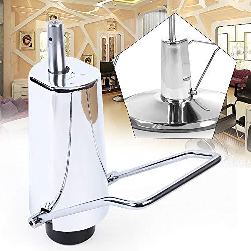 WDZCZDoo Barber Chair Hydraulic Pump w/ 23" Base, 661Ibs Barber Salon Styling Chair Replacement, 4 Bolt Pattern Pump, Adjustable Height 4.3", Height After Stretching 19.3inch (Adjustable Height: 4.3'', W/Base)