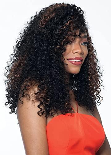 Outre Outre Synthetic Hair Crochet Braids X-Pression Braid 4 In 1 Loop Bahamas Curl 14 (1, 4)