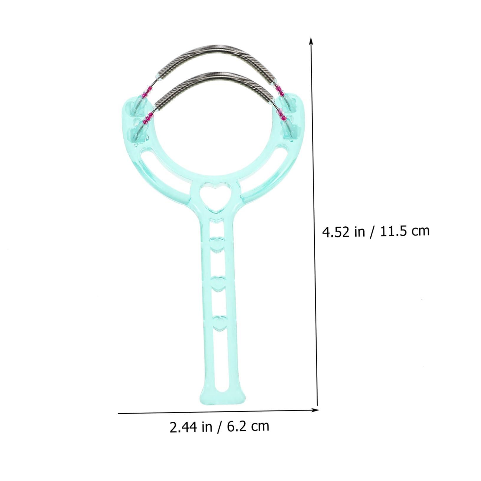 MERRYHAPY MERRYHAPY Manual Facial Hair Removal Threading Tool Portable Spring Epilator for Women Face Hair Remover Dual Spring Design Random for Eyebrows and Facial Hair Removal