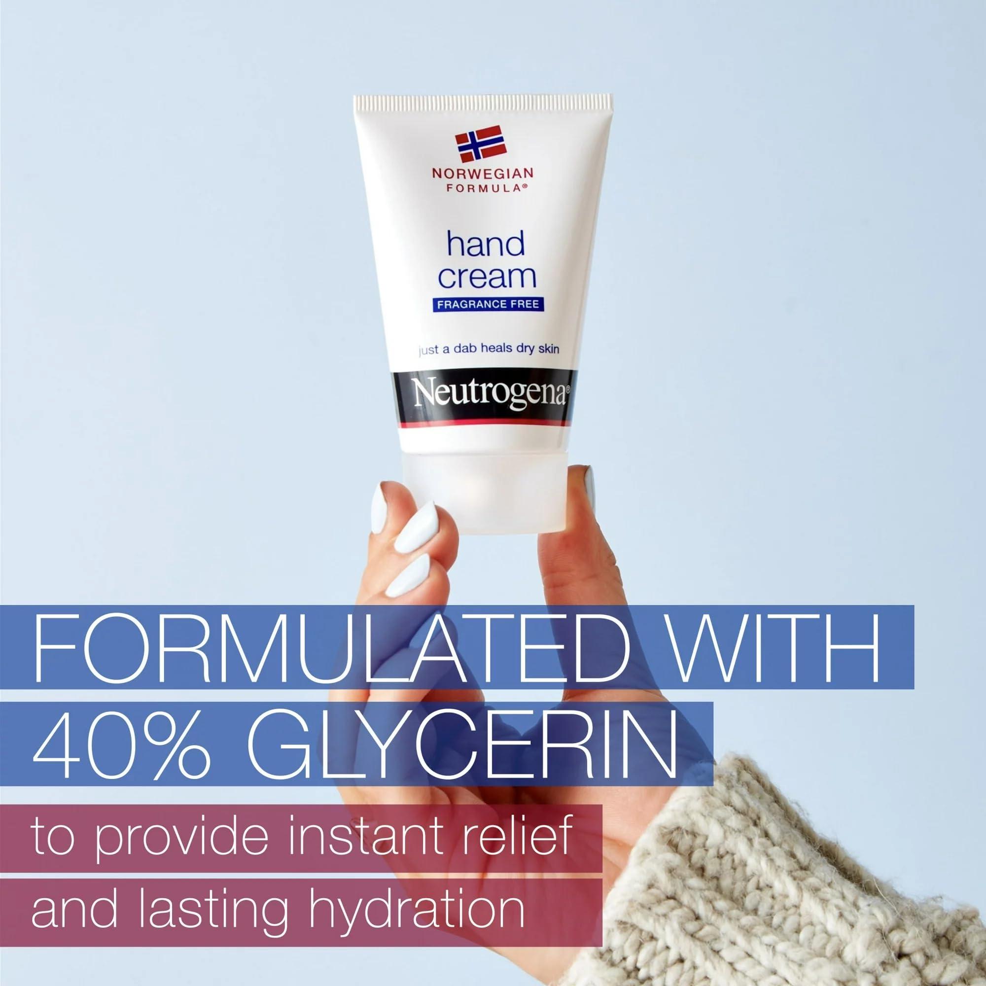 Neutrogena Neutrogena Norwegian Formula Hand Cream Fragrance-Free 2 oz (Pack of 10)