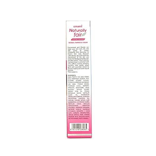VALID VALID Emami Naturally Fair EVERYDAY RADIANCE Herbal Fairness Cream 50ml (Pack of Two)