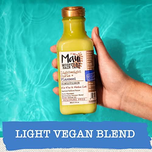 Maui Moisture Maui Moisture Lightweight Curls + Flaxseed Conditioner, Conditioning, Paraben Free, Silicone Free, 13 Fl Oz