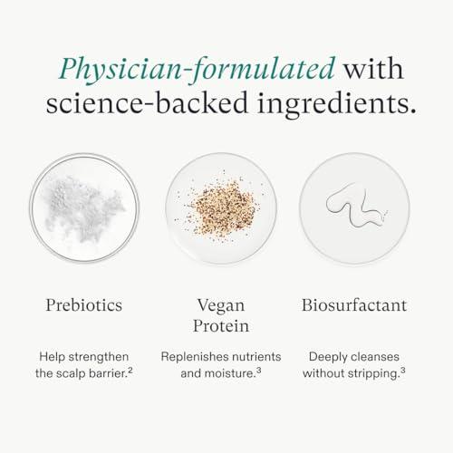 Nutrafol Nutrafol Shampoo, Cleanse and Hydrate Hair and Scalp, Improves Hair Volume, Strength and Texture, Physician-formulated for Thinning Hair, Color Safe, Sulfate Free - 8.1 Fl Oz Bottle