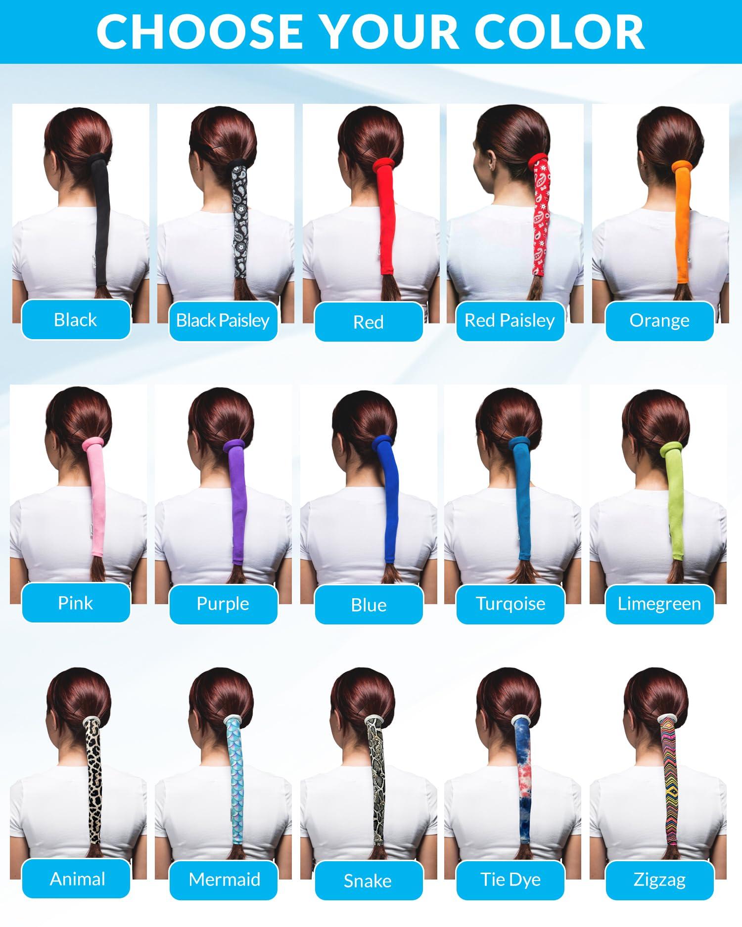 Wrapter Wrapter Pony Tail Hair Wrap (Zigzag Print)