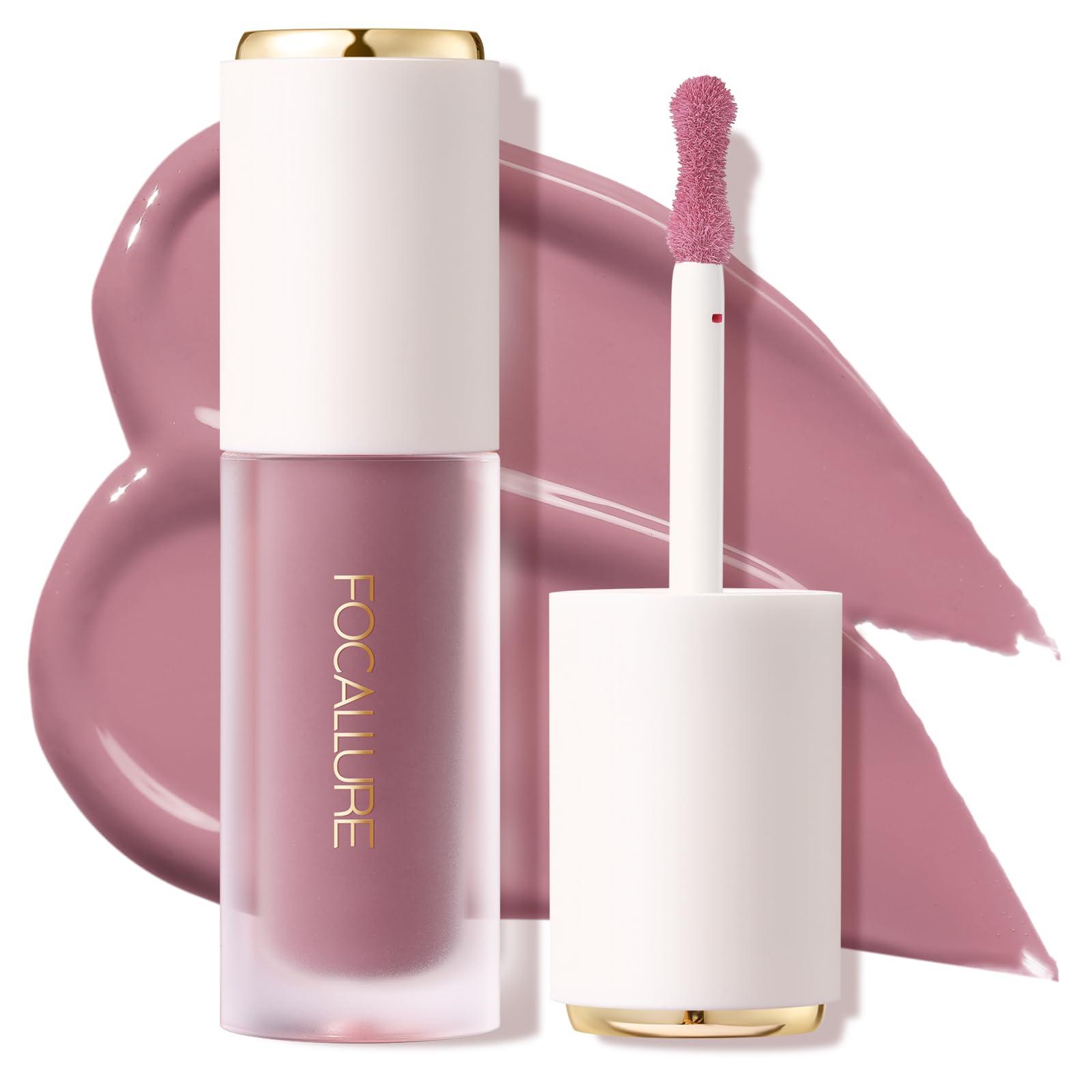 FOCALLURE FOCALLURE Silky Cream Liquid Blush,Leaving a Matte Dewy Makeup Look,Easy to Apply and Create a Healthy Flush,Long Lasting and Lightweight Cheek Blush Face Makeup,LOYALTIES LIE