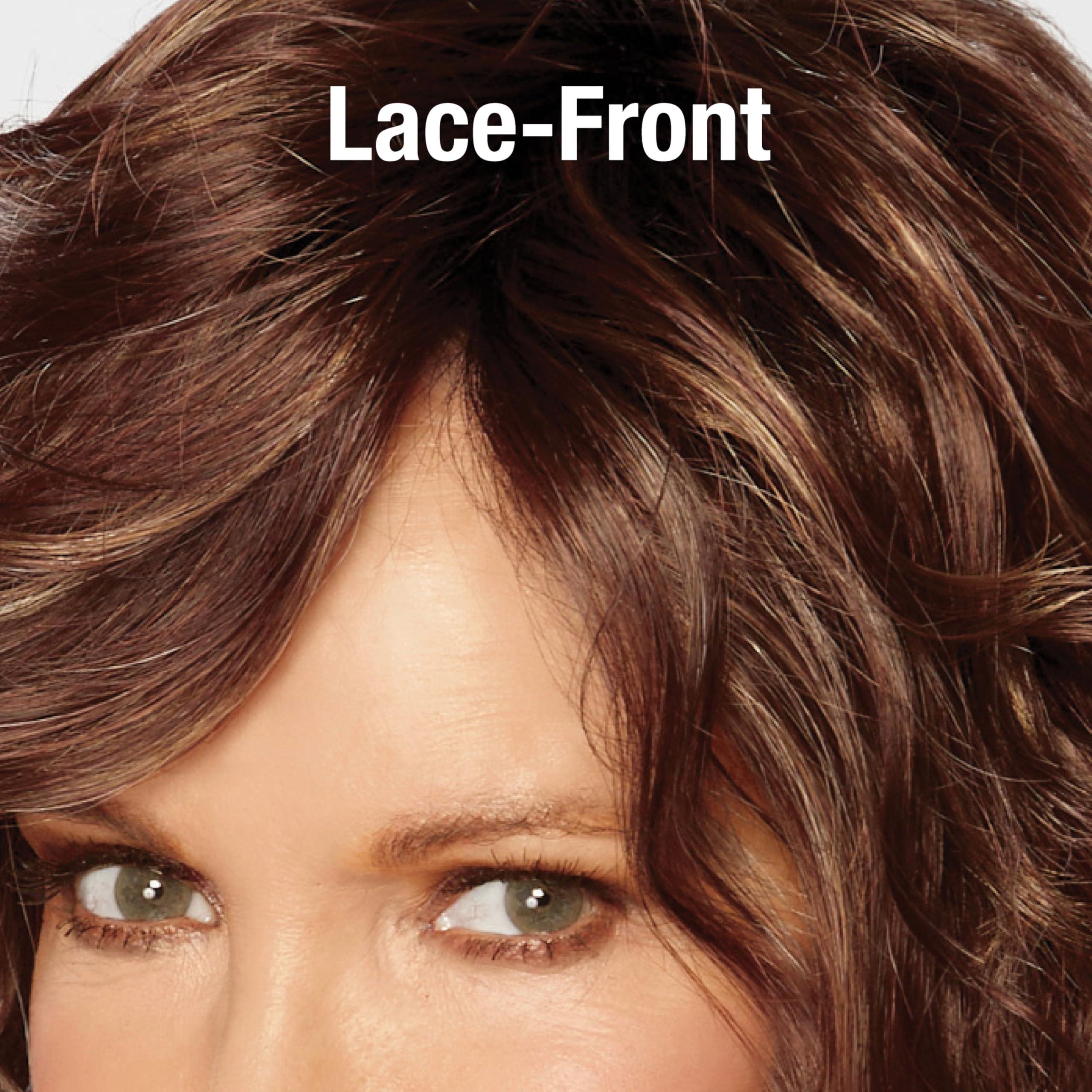 Paula Young Paula Young Malibu Waves Lace Front Wig by STYLE by Jaclyn Smith - Bob Wig with Flattering Fringe and Beachy Waves/Blended and Rooted Shades