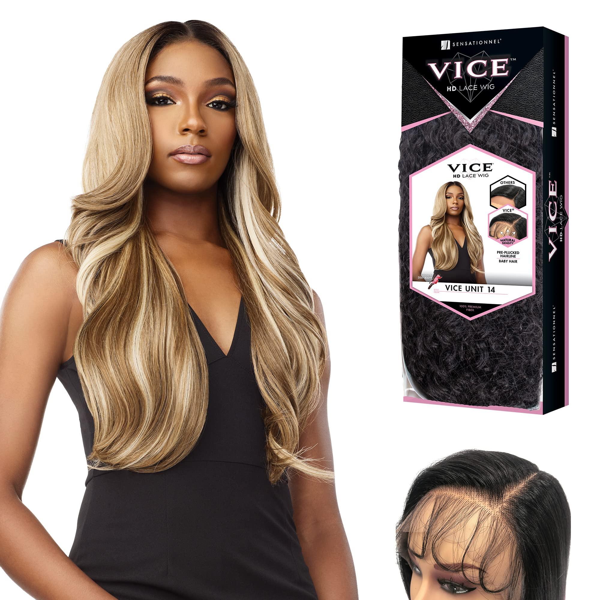 Sensationnel Sensationnel Vice Lace front wig - HD Transparent Lace Pre-plucked Hairline with Babyhair 5 Inch Deep Part - Vice Unit 14 (1) LSV014-1
