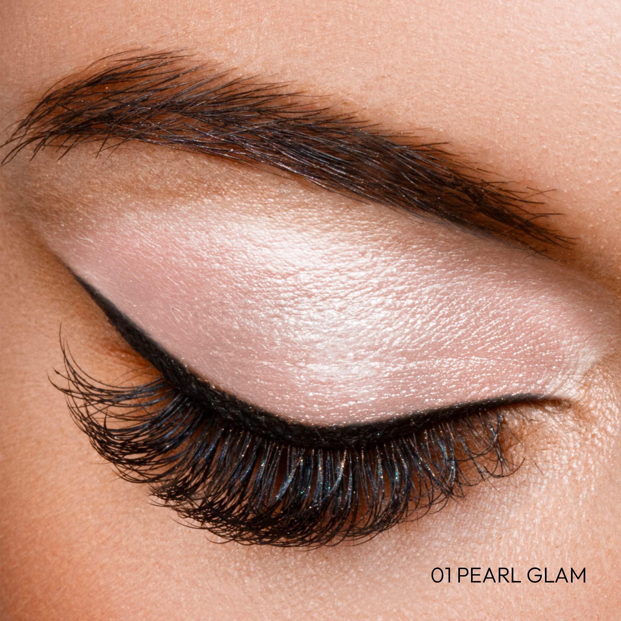 Ruby Kisses Ruby Kisses Eye Shadow Stick – Crème Eyeshadow Makeup Multi-Stick, Long-Lasting Pearl Shimmer Crayon, Metallic Glitter Eyeliner, Highlighter Eyeshadow Pencil, Sharpener Included (Pearl Glam)