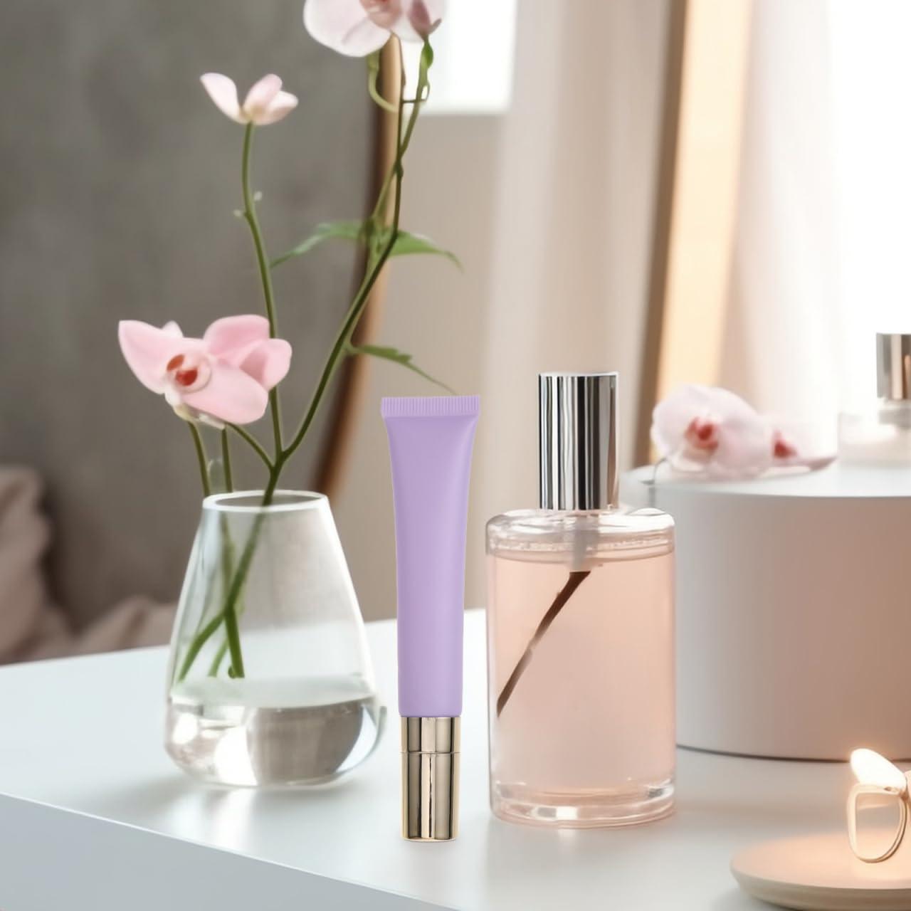 Beaupretty Beaupretty Empty Plastic Soft Squeeze Tubes Refillable Cosmetic Eye Cream Tube Bottle Sample Travel Container Dispenser for Eyecream Lip Balm Gloss 20ml