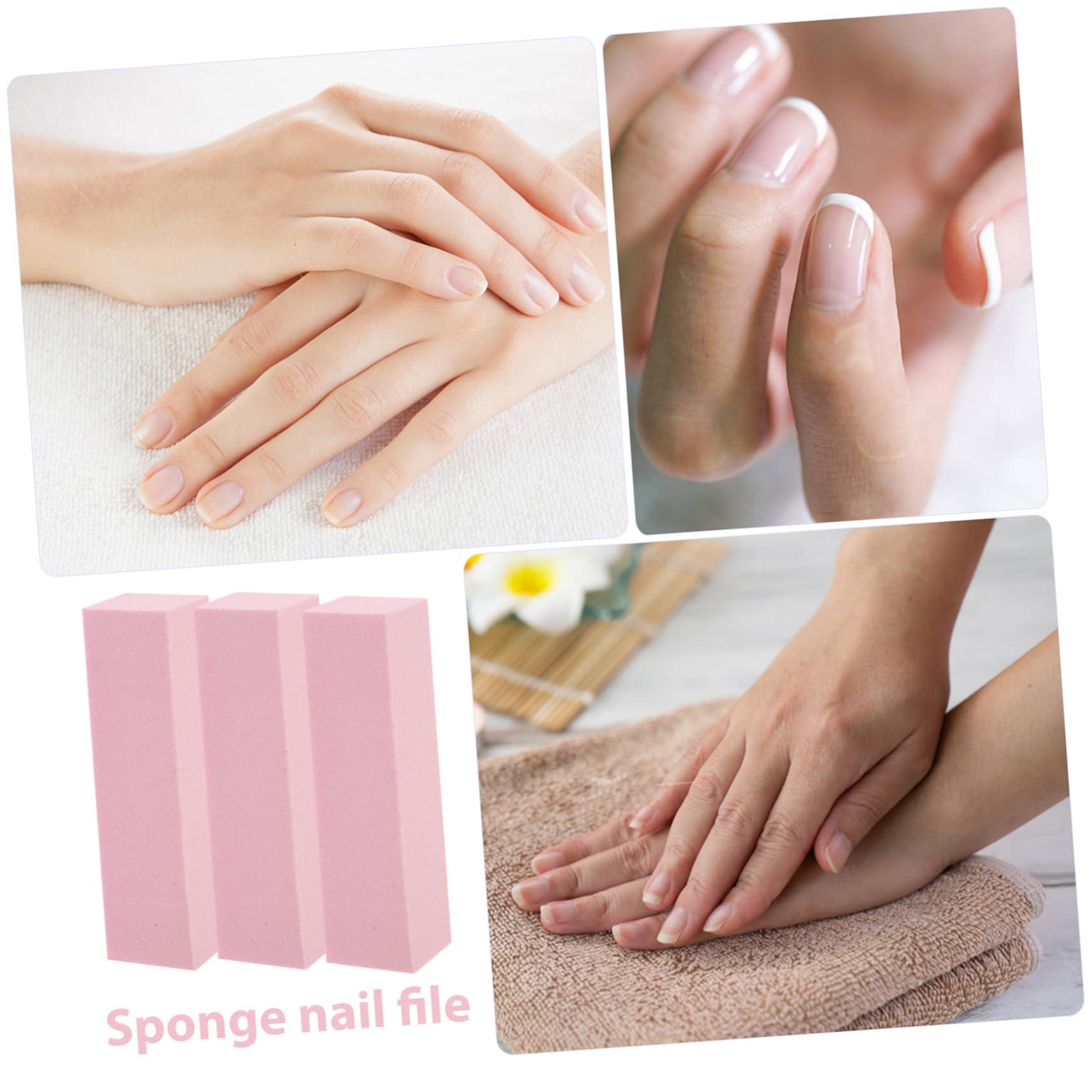 Mikinona Mikinona Unique Design Nail Files 10pcs Set Sanding Sponge Polishing Block Gentle on Fingers for DIY Nail Art